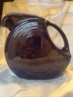 Pitcher Fiesta Large Disk Pitcher Plum Purple 67 oz Retired