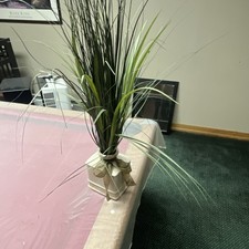 Artificial Grass Arrangement in Green Decorative Pot Centerpiece