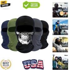 Balaclava Ski Mask, 5 Pack Neck Gaiter Motorcycle Scarf Summer Cooling UV Pro...