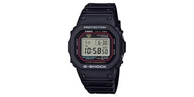 Casio Uhr - DW-5000R-1AER, G-Shock Herren Resin/Stahl SCHWARZ