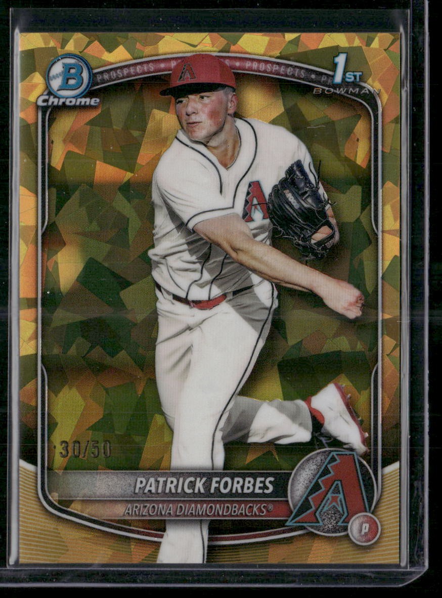 2025 Bowman Draft #BDC-89 Patrick Forbes Gold Sapphire /50