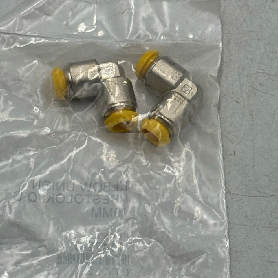 PRESTOLOK 10MM Push Connect Elbow Union Air Fitting 11472-3 Brass 2PK - Image 4 of 4