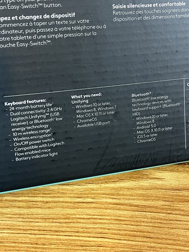 New Logitech K780 Multi-Device Keyboard 920-008149 Brand New In Original Box NIB - Picture 3 of 6