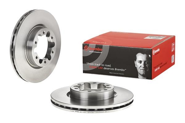 2X Bremsscheibe Prime Brembo 09.8965.10 FüR F24M Nissan NT400 Cabstar F24W 105-image