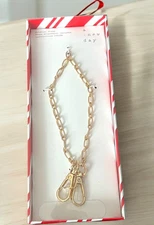 New! A New Day Gold Chain Phone Wristlet Attaches To Most Phone Cases