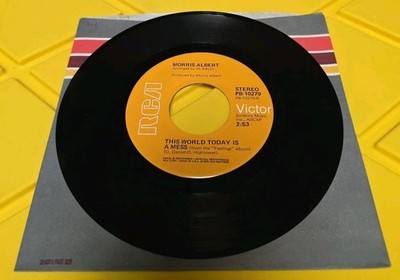 Morris Albert FEELINGS / THIS WORLD TODAY IS A MESS RCA 45rpm PB-10279 1974 