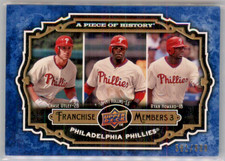 2009  A Piece of History Franchise Members Chase Utley/Jimmy Rollins/Ryan Howard