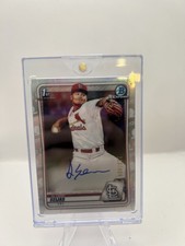 2020 Bowman Chrome Alvaro Seijas Chrome Prospect Refractor Auto /499
