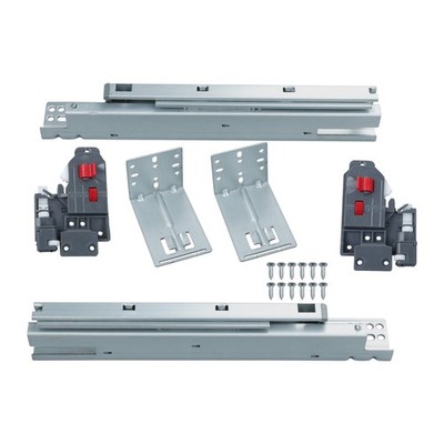 12'' Undermount Drawer Slides, Soft Close, Full Extension, 100lb Capacity