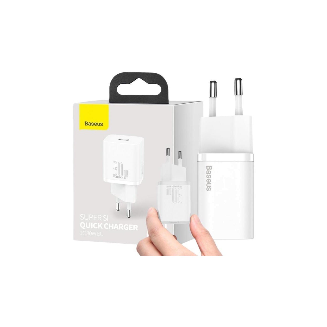 Baseus Weiß Super Si 1C Netzteil 30W | 1X Usb-C | | Pd & Qc - Bild 3
