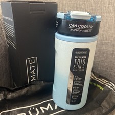 Br&uuml;Mate Frosted Drift Hopsulator Trio V2 Can Cooler NWT Bag Box exclusive