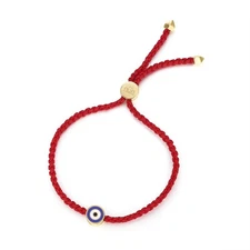 Evil Eye Bracelets Red String Kabbalah Protection Handmade Adjustable Bracelet F