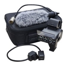 Sony XLR-A3M Camera Adapter Kit W/ ECM-XM1 Shotgun Microphone And Extension