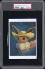 PSA 10 2023 POKEMON X VAN GOGH EEVEE POSTCARD-MUSEUM EXCLUSIVE