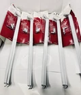 Lot of 5 ClosetMaid White Shelf Support Brackets Hardware Closet Storage 12in