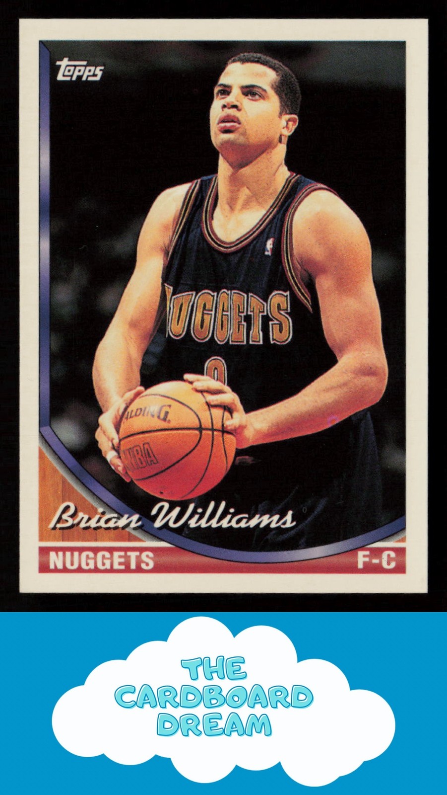 Brian Williams 1993-94 Topps #362 Denver Nuggets Basketball Card