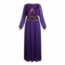 COSTUME Purple Gypsy Belly Dancer Costume Ladies M