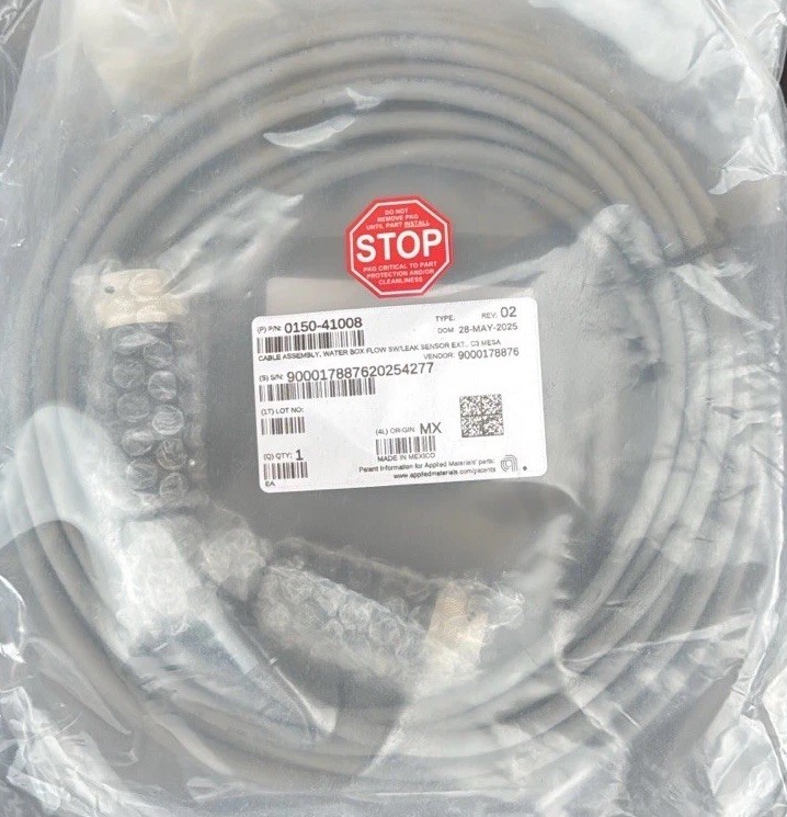 Applied Materials 0150-41008 Cable Assembly Water Box Flow Leak Sensor New