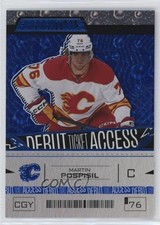 2023-24 Credentials Debut Ticket Access Blue /149 Martin Pospisil #155 Rookie RC