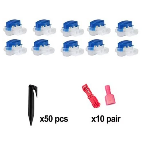 Cable Replacement Kit of 70 with 50 Pegs for Reliable Lawn Connections