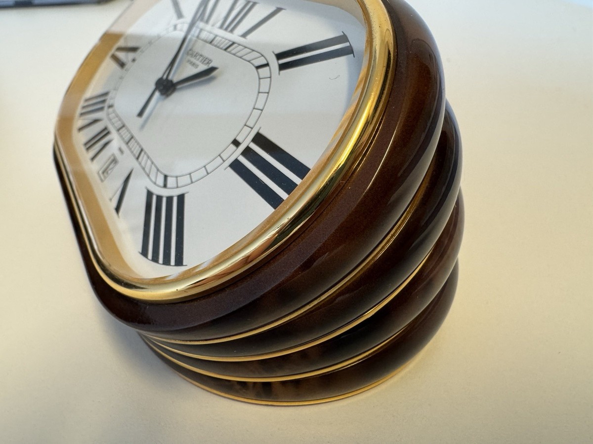 インテリア時計 Cartier Accordion Table Clock Cartier Accordion Table Clock | eBay