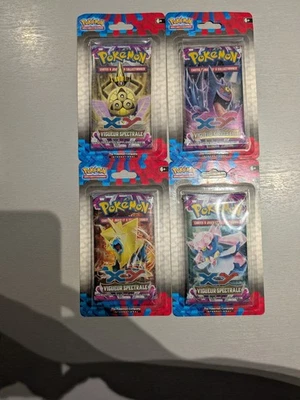 Pokémon JCC XY Vigueur Spectrale lot 4 boosters scellés FR 10 cartes 6+ - Photo 1/4