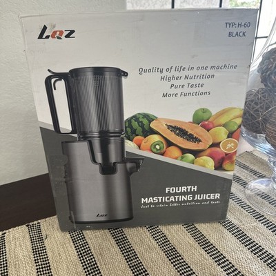 New in box  Black Fourth Masticating Juicer 120v 350 w 
