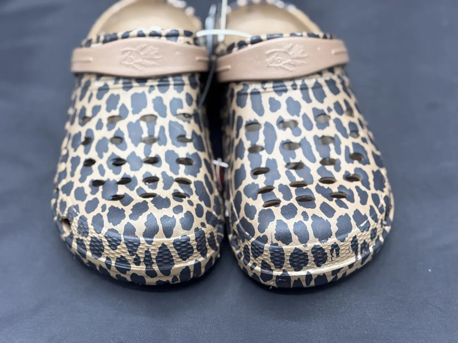 Hot Tuna Clogs 00 Leopard Print EVA Slip On Garden Beach Clogs UK 8 EU41 NWT image 4