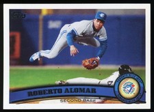Roberto Alomar 2011 Topps #480 Legend Image Variation SP Short Print Jays HOF