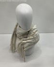 NWT Steve Madden Cream Beige Plaid Shawl Oversize Scarf — photo 4