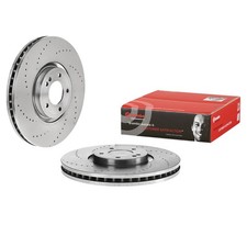 2x BREMBO BREMSSCHEIBEN 400mm GELOCHT VORNE passend für MERCEDES G-KLASSE | 09.D