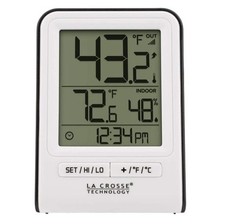 ?? La Crossr Tech. White Wireless Temperature???NO BOX??AS SHOWN??