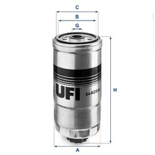 Kraftstofffilter für Alfa Romeo 145 930 146 156 932 166 936 | 24309472