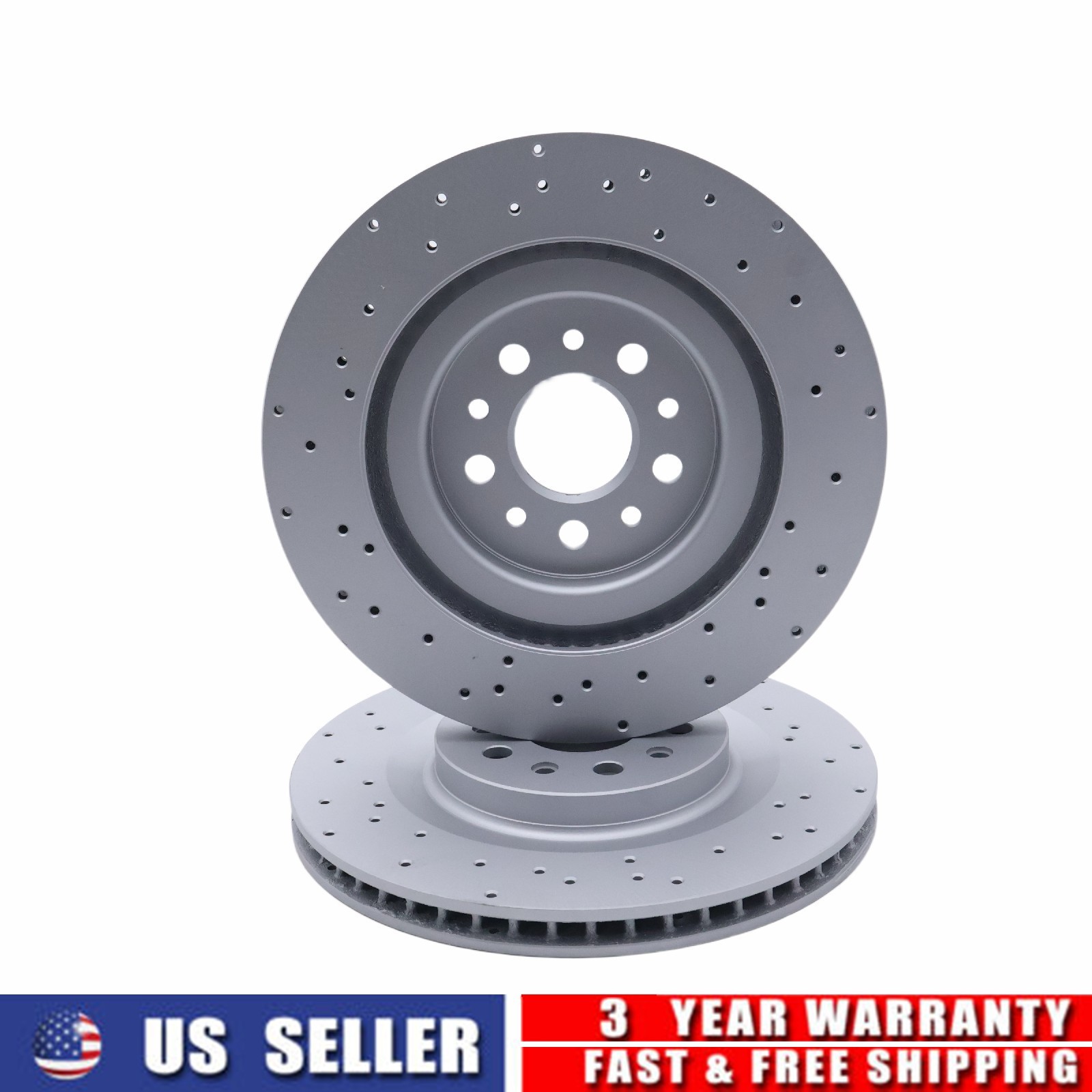 Maserati Ghibli 2017-2021 Rear Brake discs 2 pcs P/N 670035019