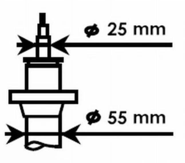 X2 KYB ULTRA AUDI A3/MK5 GOLF FRONT SHOCK - Image 3 of 3