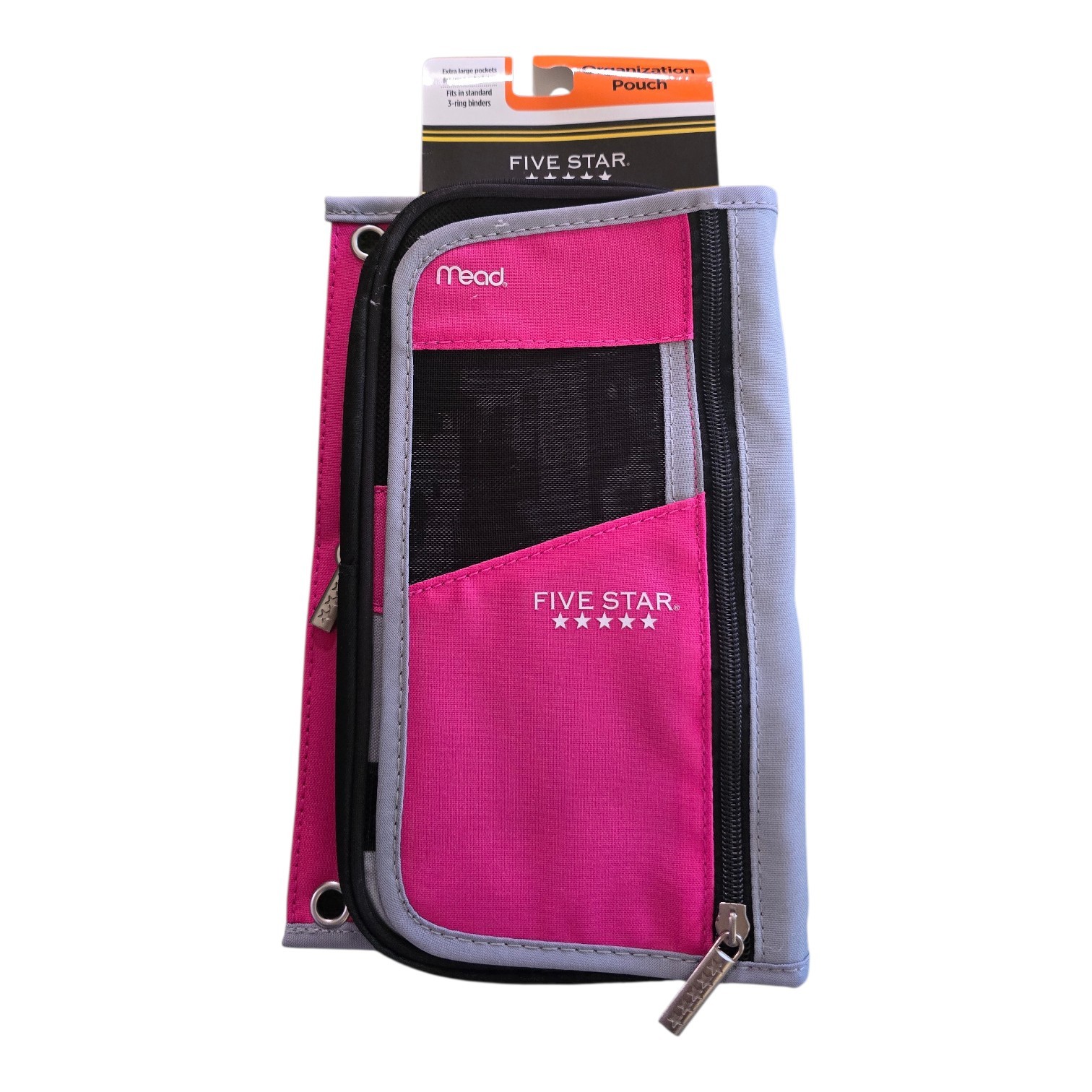 Pouch Binder Organizer School Supply Office Storage New