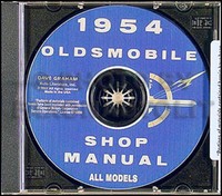 1954 Oldsmobile Shop Manuell Auf 54 Olds 88 Super 88 & 98 Service Repair