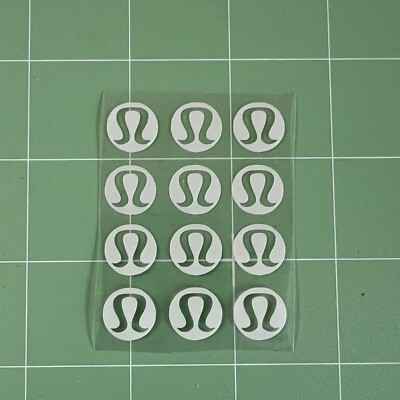 #ad #ad Lululemon Heat Transfer 12pcs Iron On Logo Reflective silver white sports diy $6.99