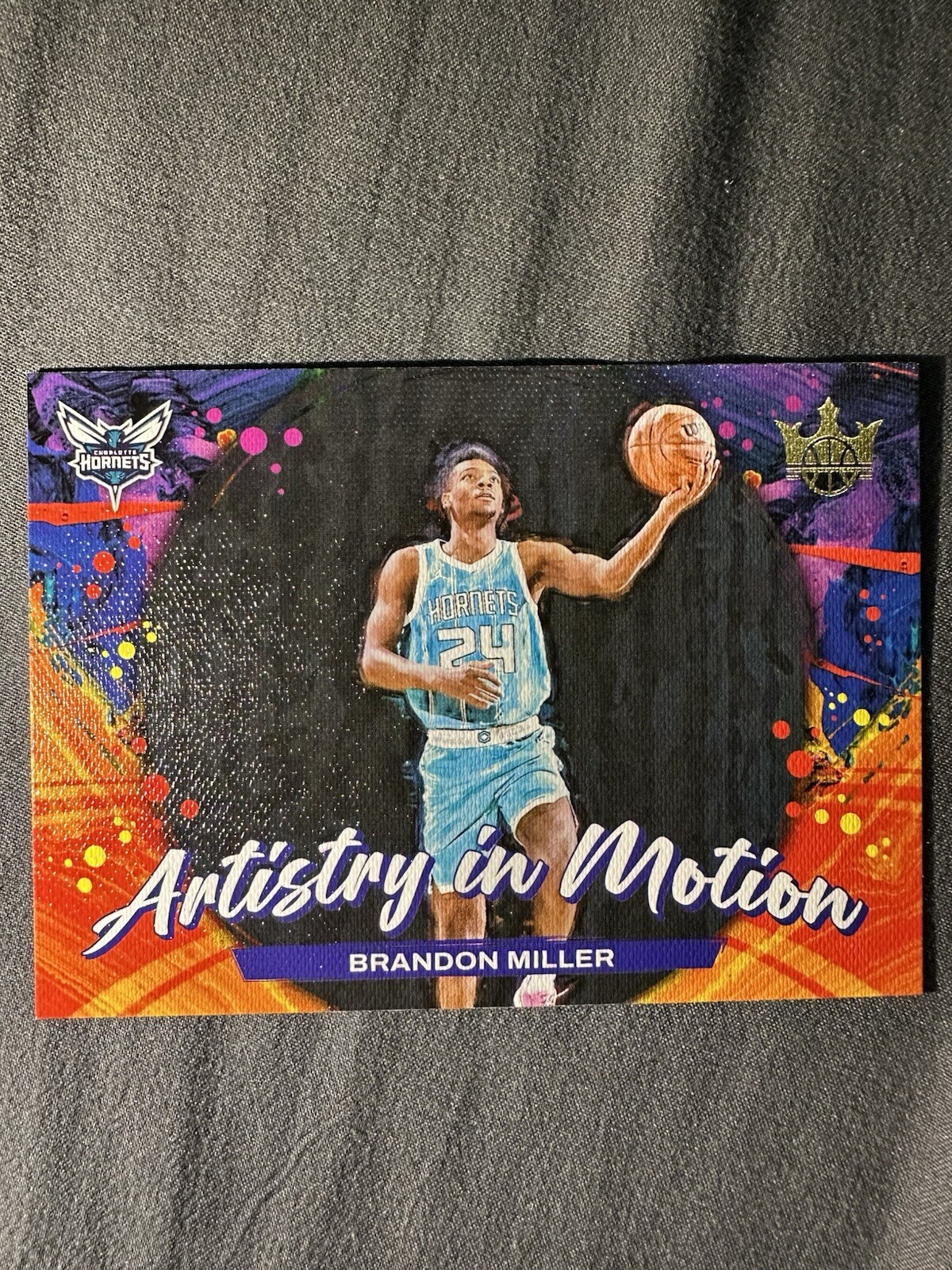 2023-24 Court Kings SP Artistry In Motion Brandon Miller Rookie #19 RC HORNETS