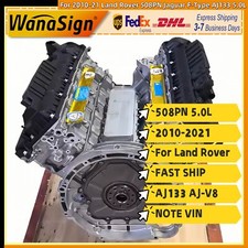 Engine Assembly Long Block For 2010-21 Land Rover 508PN Jaguar F-Type AJ133 5.0L