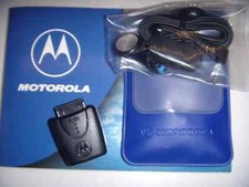 MOTOROLA STARTAC 130 AURICOLARE CON ADATTATORE ORIGINALE NUOVO SIGILLATO