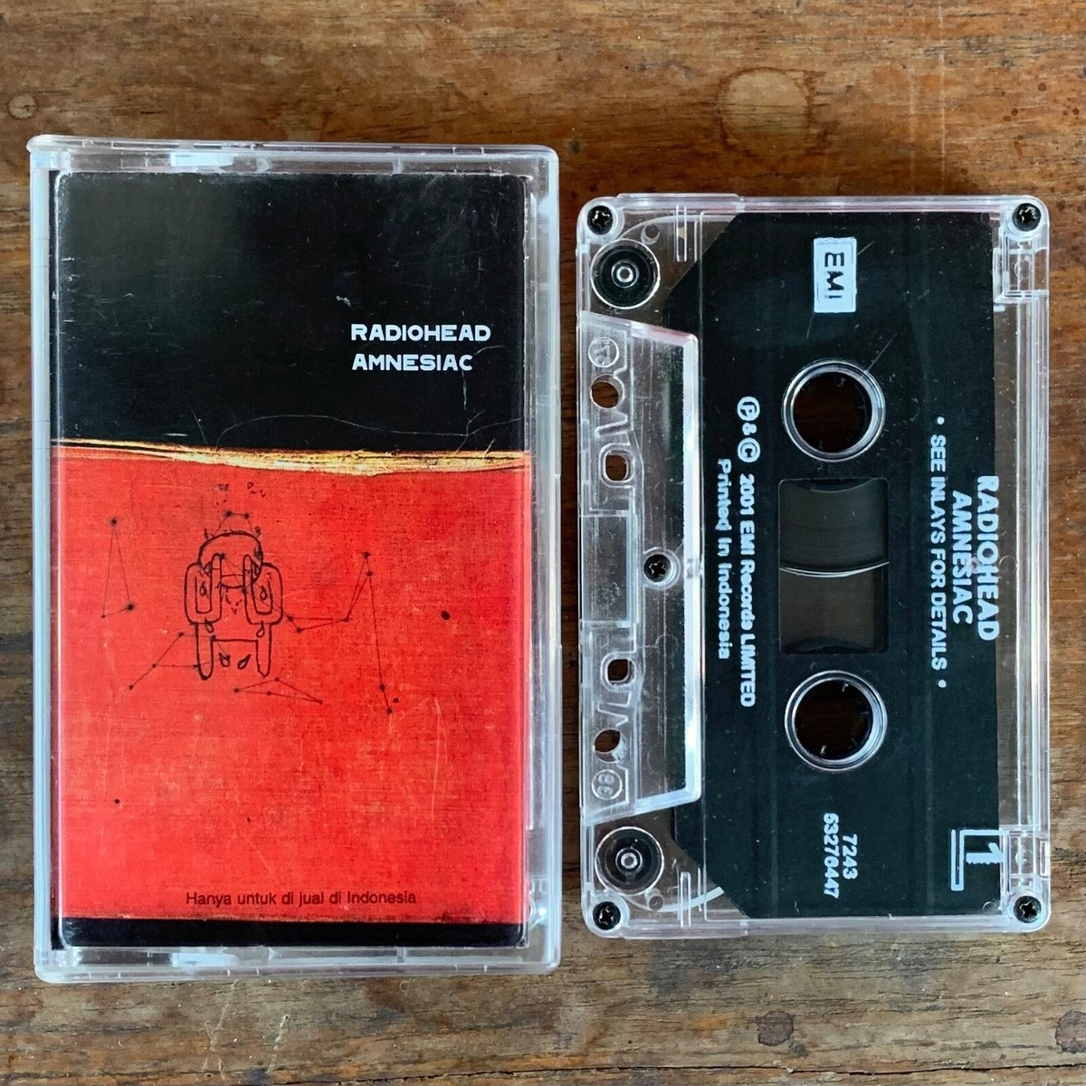 Amnesiac by Radiohead (CASSETTE TAPES / NM, MAY-2001, EMI Amnesiac by Radiohead (CASSETTE TAPES / NM, MAY-2001, EMI