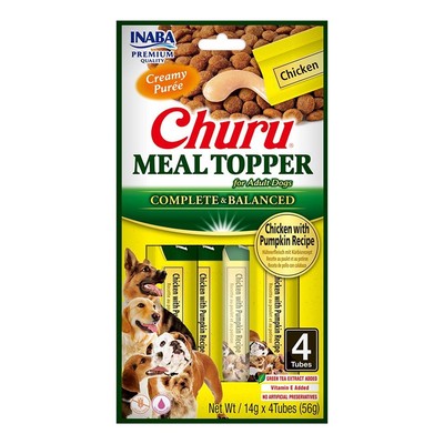 4262365730763 INABA Churu Meal Topper Chicken with pumpkin - leckerli für hunde 