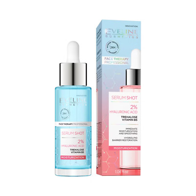 Eveline Cosmetics Serum Shot Moisturizing Face Serum 2% Hyaluronic