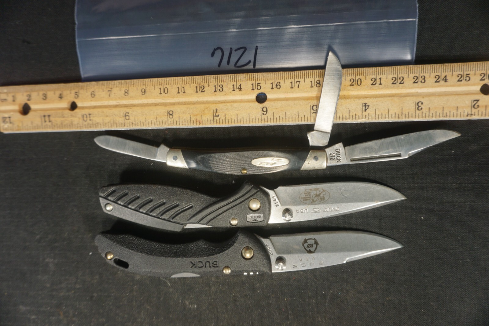1216 Three Buck pocket knives eBay