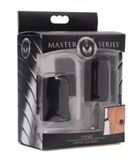 Master Series Ultimately Pleasurable Viper Nipple Suckers Black, New