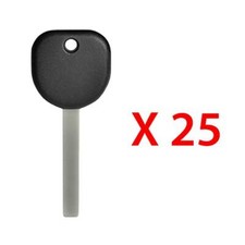Uncut Transponder Key Replacement For Gm Id46 Gm Ext Chip Hs B119-pt 25 Pack