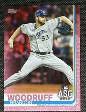 2019 Topps Update Brandon Woodruff Pink Mother's Day #23/50 #US141
