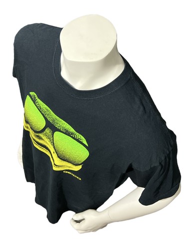 Geico Gecko Lizard Sunglasses Men's T-Shirt Size Adult XL Black Short Sleeve - Picture 9 of 11