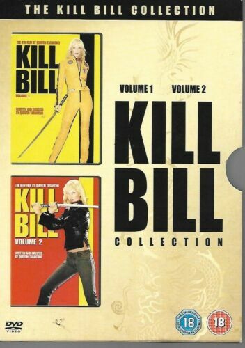 Kill Bill 1 and 2 Uma Thurman 2005 DVD Top-quality Free UK shipping - Zdjęcie 1 z 7